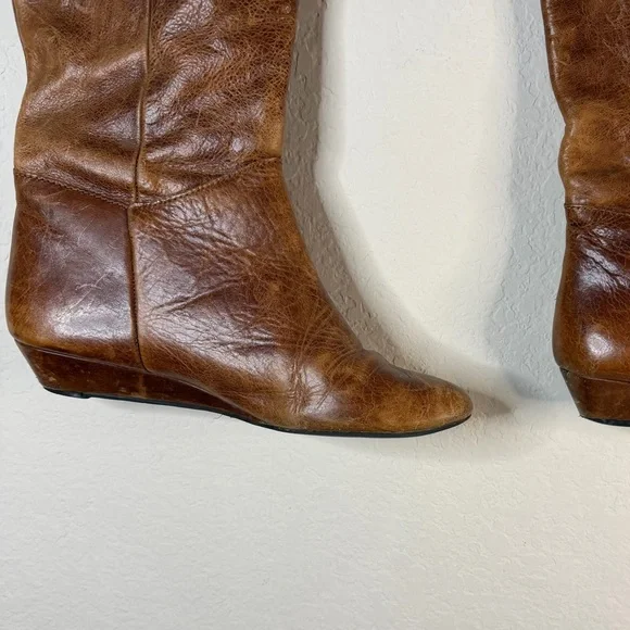 Steve Madden Leather Riding Boots Sz 8 - Picture 3 of 6
